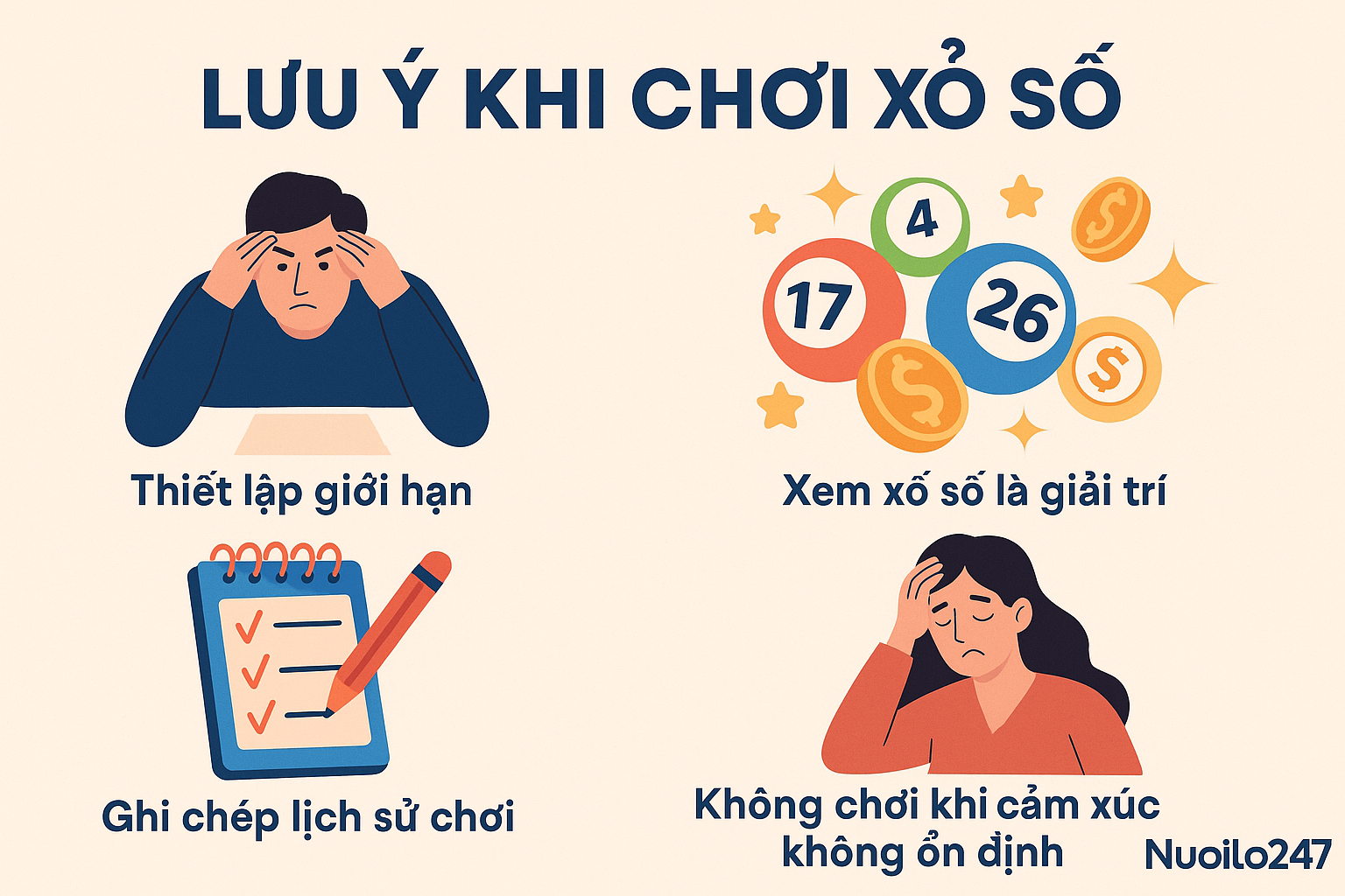 chú ý khi chơi xổ số