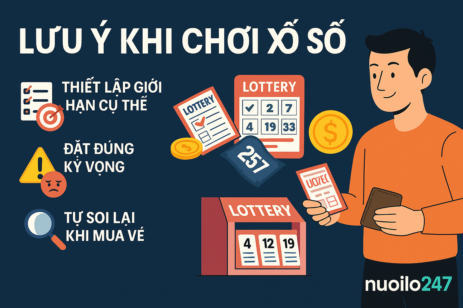 lưu ý khi chơi xổ số